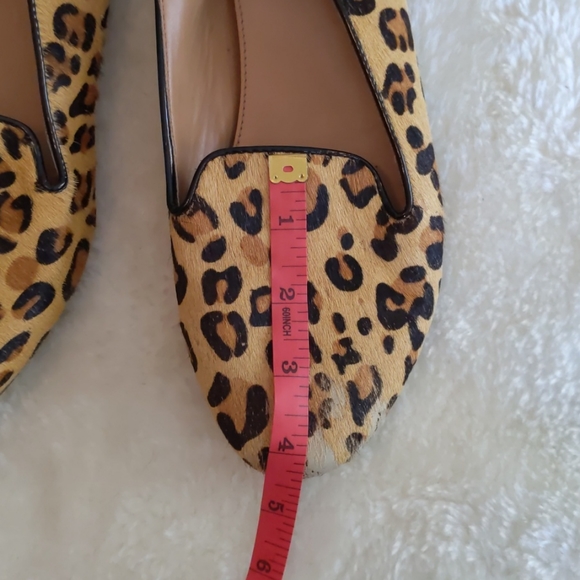 Women's J.Crew Cora Leopard Calf Hair Loafers - Picture 10 of 12